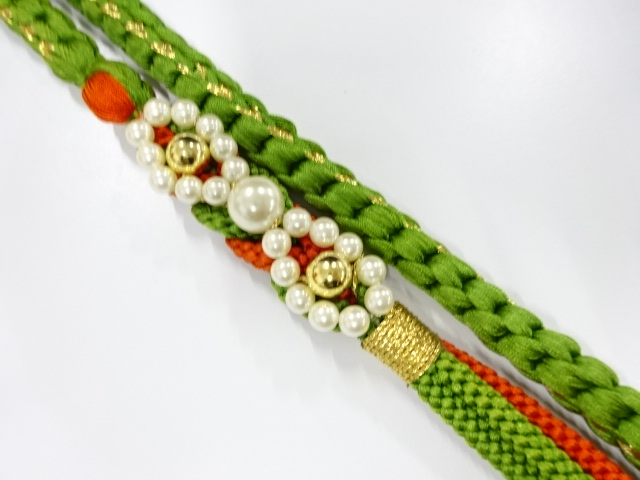 JAPANESE KIMONO / HAND-TIED OBIJIME CORD FOR FURIOSDE 